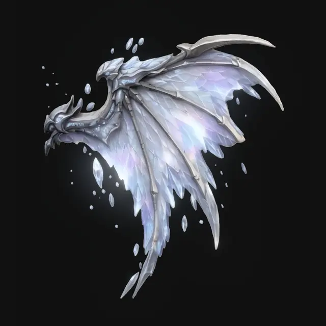 3D model for Crystalwing Dragon
