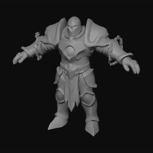3D model for Crimson Warlord