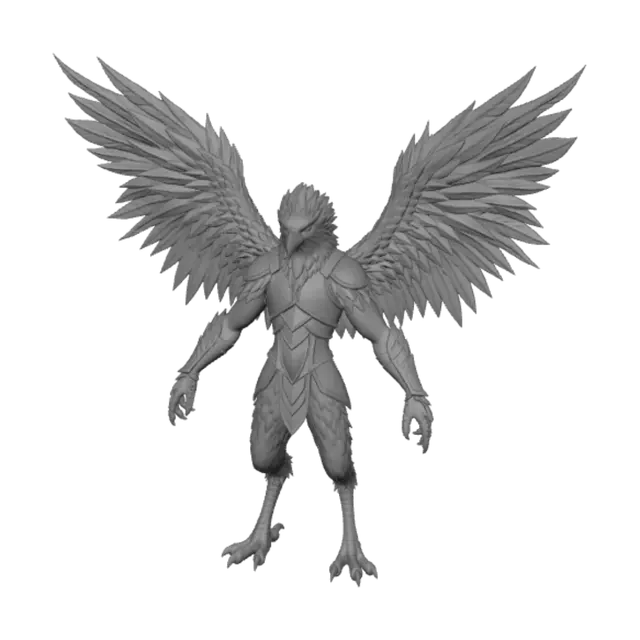 3D model for Azure Phoenix Knight
