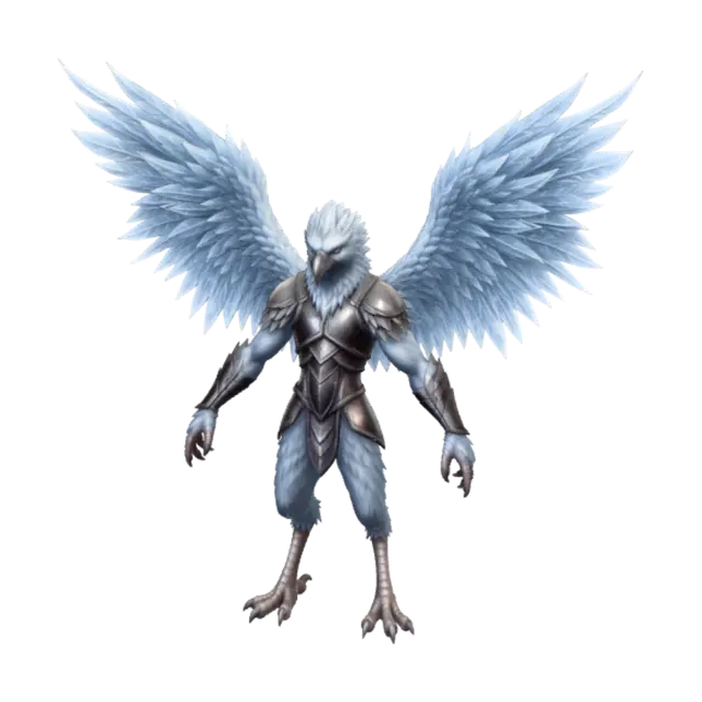 3D model for Azure Phoenix Knight