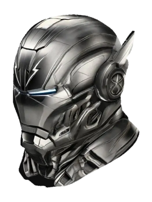 Modello 3D The Iron Flash helmet, #ChronoForgeWeapon#, generato dall’IA