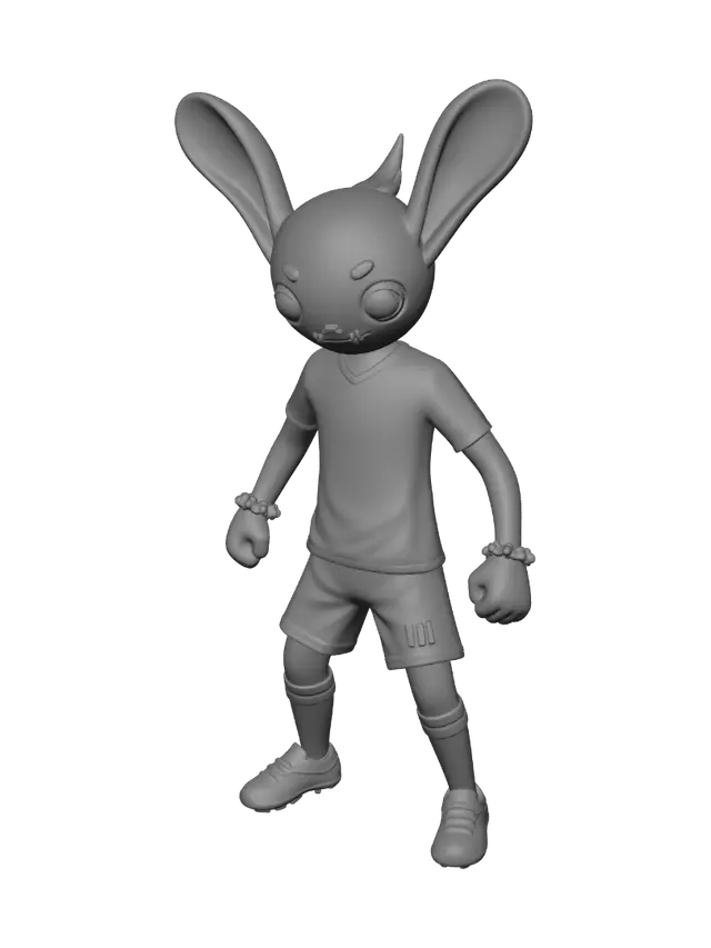 3D model for Soccer Bunny