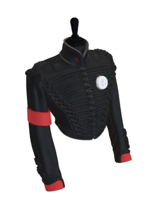 3D model for Midnight Hussar Parade Jacket