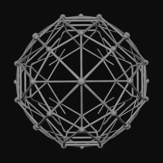 3D model for Axiom F+F+F+F F --> FF+F-F+F+FF ø = 90