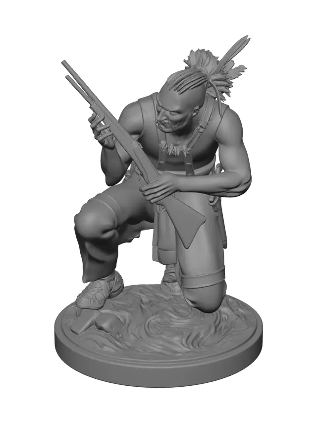 3D model for Weathered Crossbowman