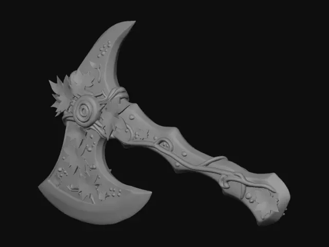 3D model for Autumn Crest Axe