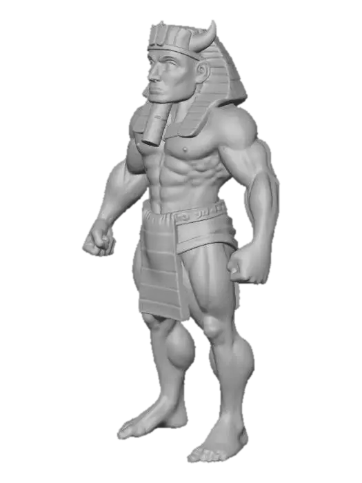 3D model for Golden Pharaoh Warrior
