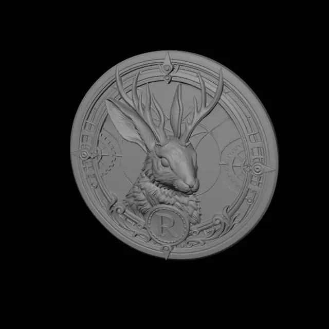 3D model for Regal Stag Crest
