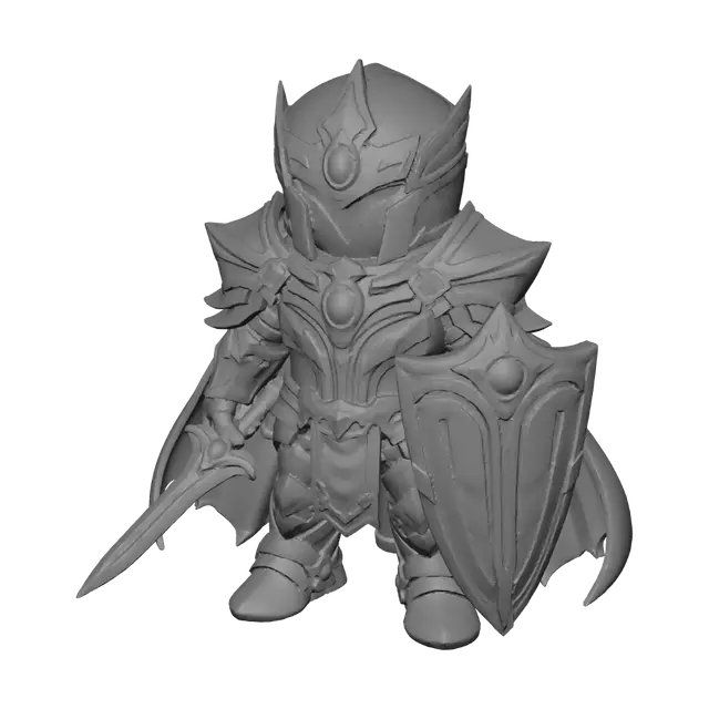 3D model for plushknight