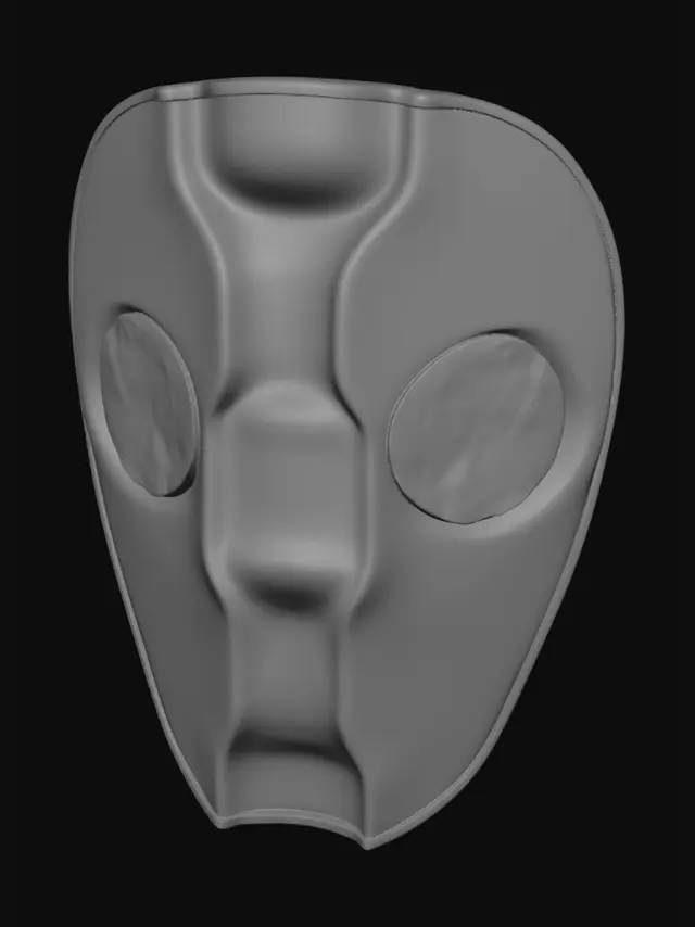 3D model for Upper dental cast close-up