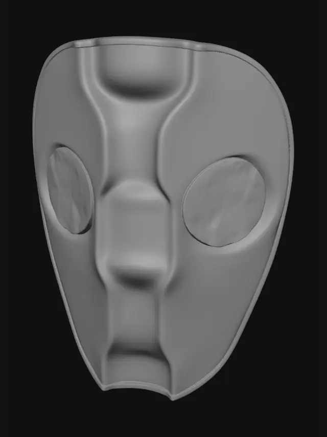 3D model for Upper dental cast close-up