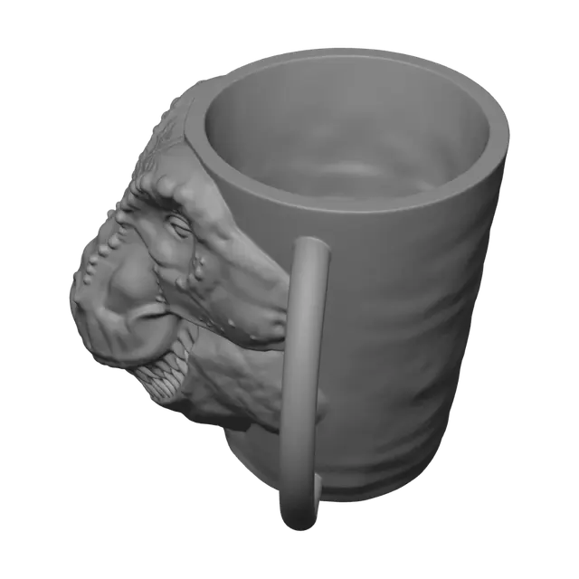 3D model for T-Rex Head Mug