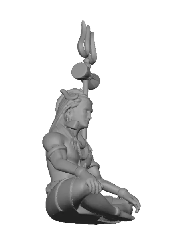 3D model for Shiva in Meditation
