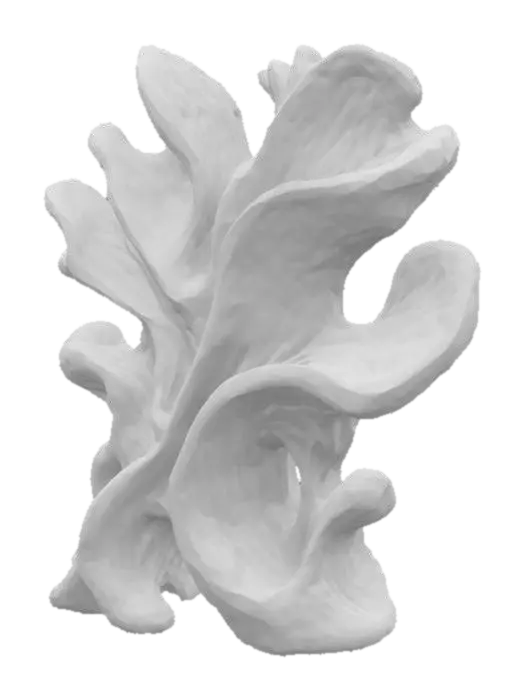 3D model for Bioluminescent Alien Coral Sculpture