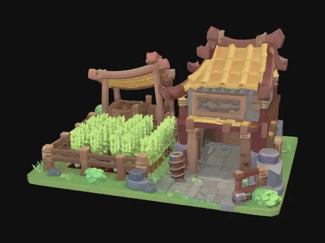 3D model for Golden Roof Farmstead