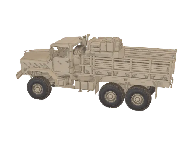 1982 AM General M939 Logistics Truck - Trucks 3D model, vytvořený pomocí AI