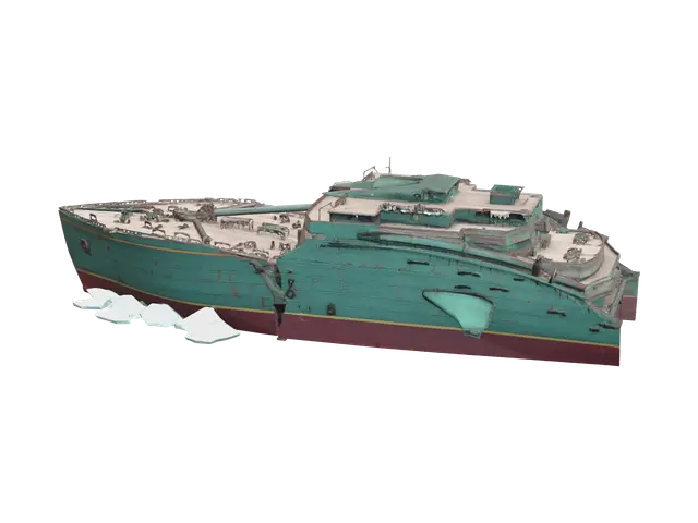 3D model for Stylized Titanic Bow