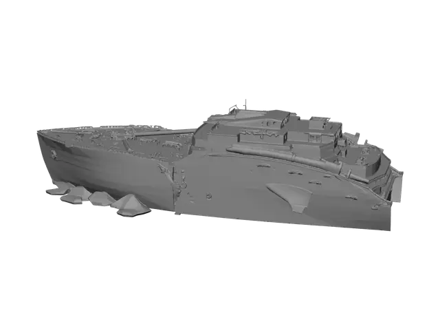 3D model for Stylized Titanic Bow
