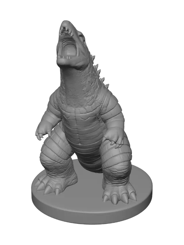 3D model for Obsidian Godzilla