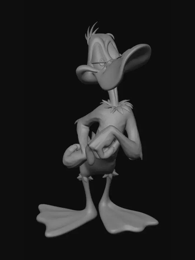 3D model for Smug Daffy Duck