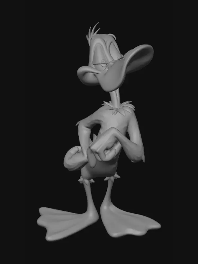 3D model for Smug Daffy Duck
