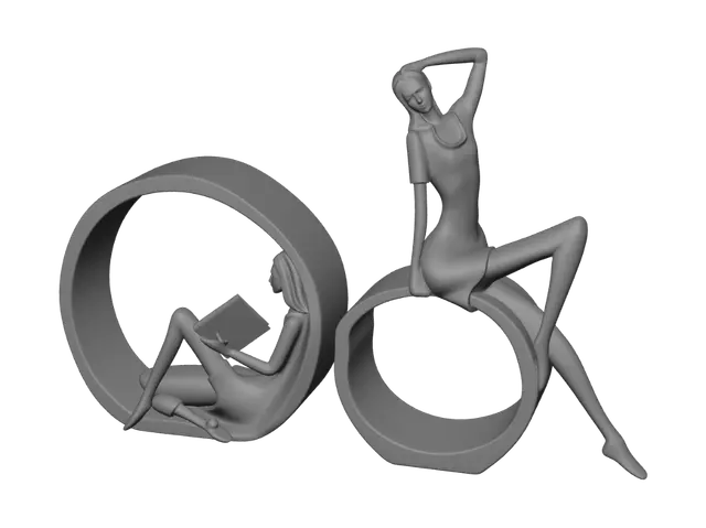3D model for Dancer in Circles