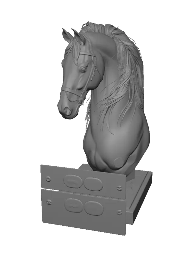 3D model for Midnight Stallion