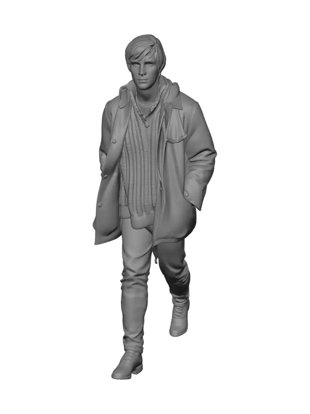 3D model for Winter Boardwalk Portrait