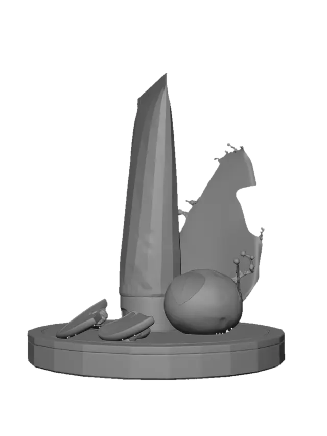 3D model for Orange Enzyme Skincare Brightening Gel