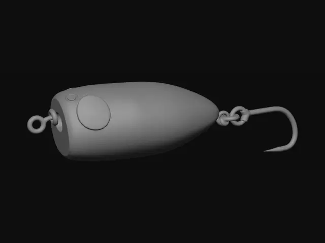 3D model for Black-Eyed Teardrop Lure