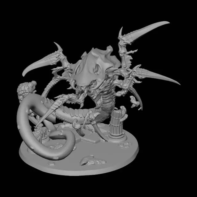 3D model for Crimson Scythewyrm