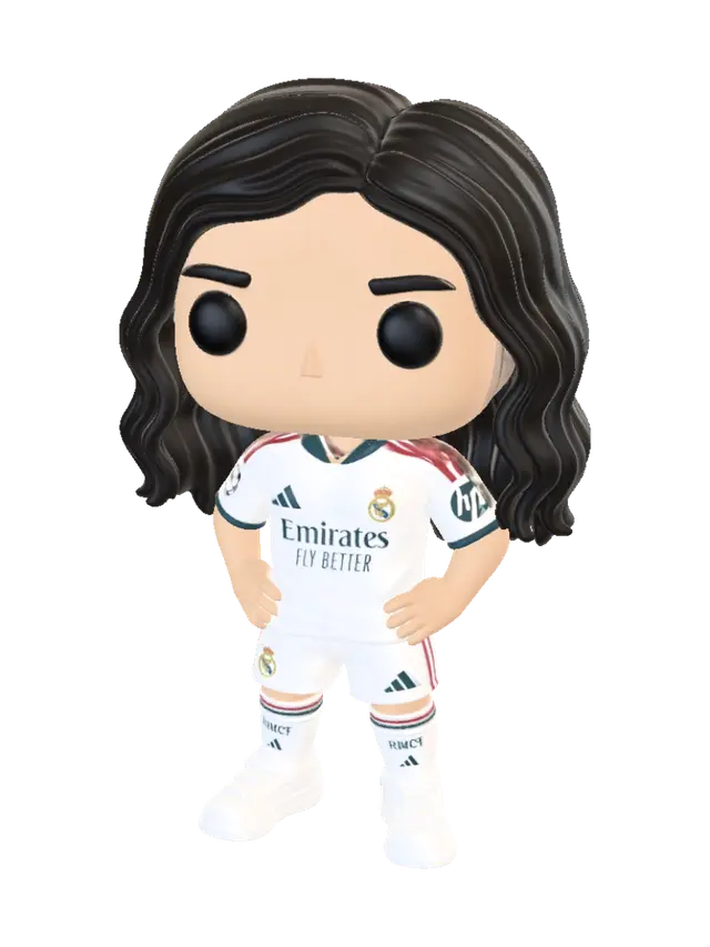 3D model for Real Madrid Female Funko Pop
