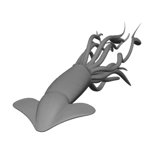 3D model for Shadow Squid