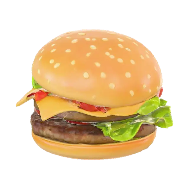 3D model for Generar una hamburguesa estilo toon, con sus componentes separados

Saludos