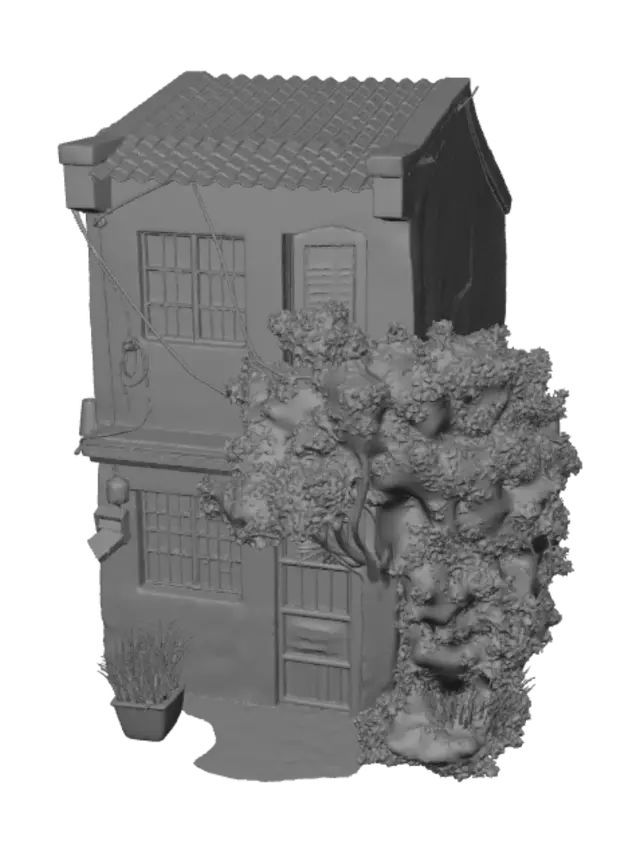 3D model for Blue House by the Vines