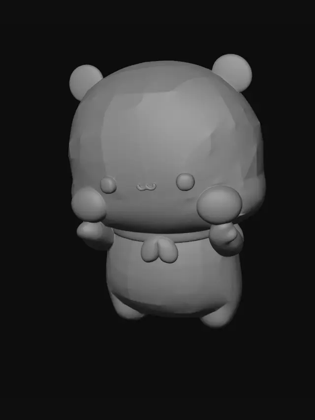 3D model for Blushing Panda