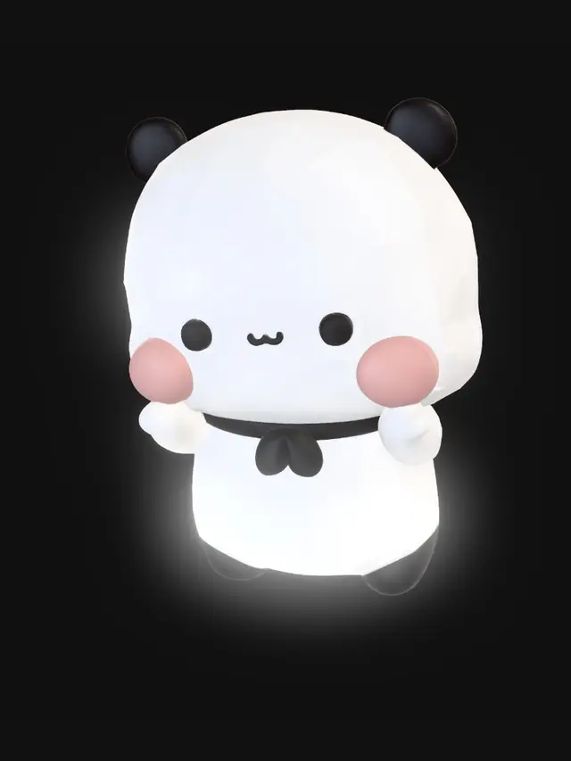 3D model for Blushing Panda