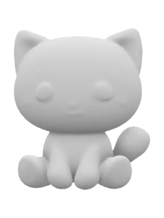 3D model for Playful Kitty Plush