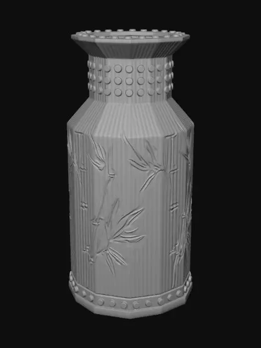 3D model for Lego çiçeklerini koymak için görselini de yüklediğim vazoya çok benzer şekilde bir vazo tasarımı yapmanı istiyorum. Görsel bir vazo için uygun ve tasarım bambu lan x2d combo yazıcıda yazdırılabilir şekilde olsun