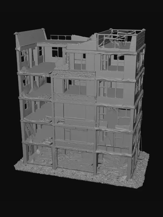3D model for Abandoned Building