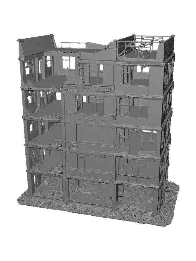 3D model for Abandoned Building