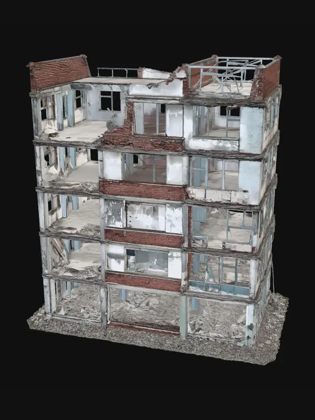 3D model for Abandoned Building