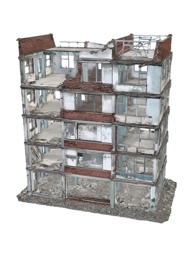 3D model for Abandoned Building