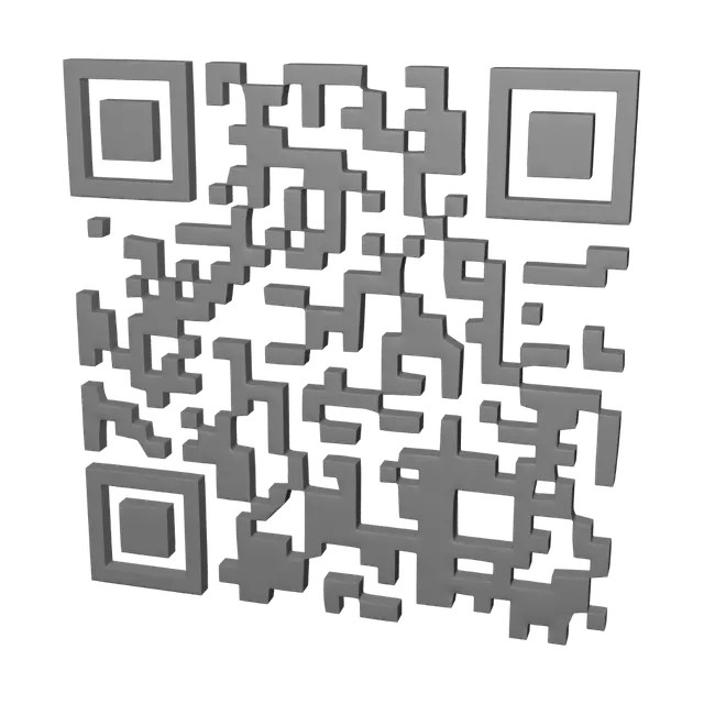 3D model for QR Code Mosaic