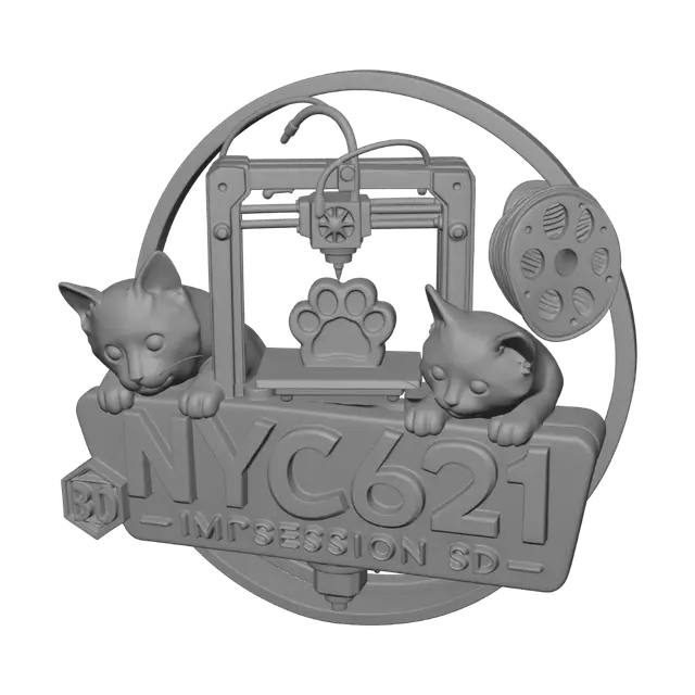 3D model for NYC621 Pawprint 3D