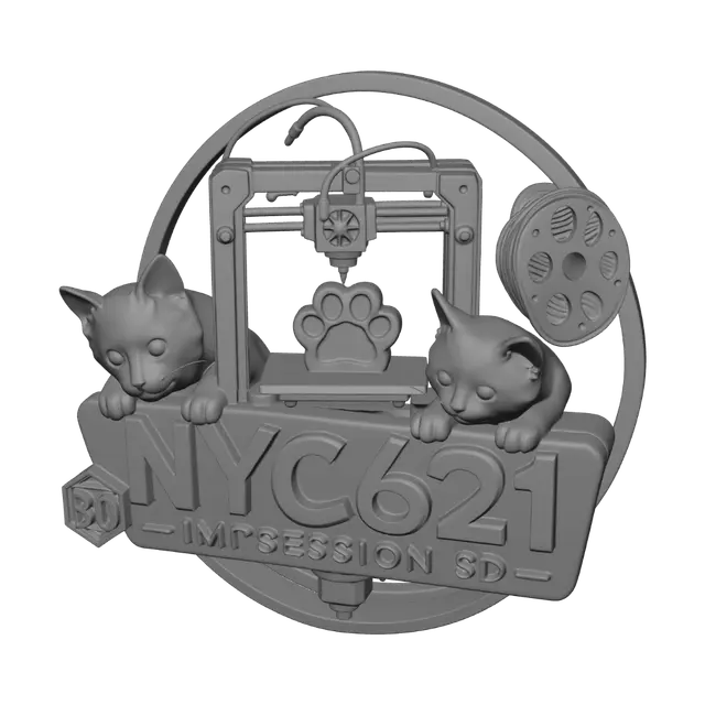 3D model for NYC621 Pawprint 3D