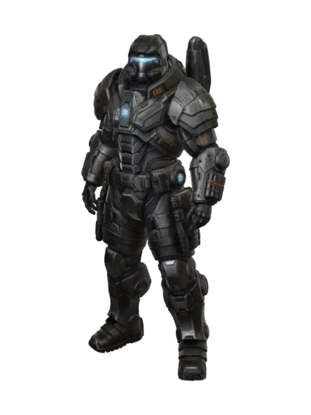 Iron Sentinel of the Neon Metropolis 3D model, vytvořený pomocí AI