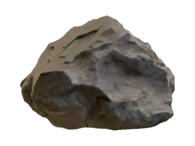 Modelong 3D na Simple rock. - Natural, ginawa ng AI
