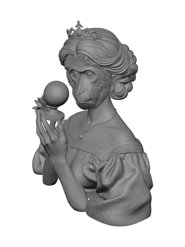 3D model for Queen of the Golden Orb