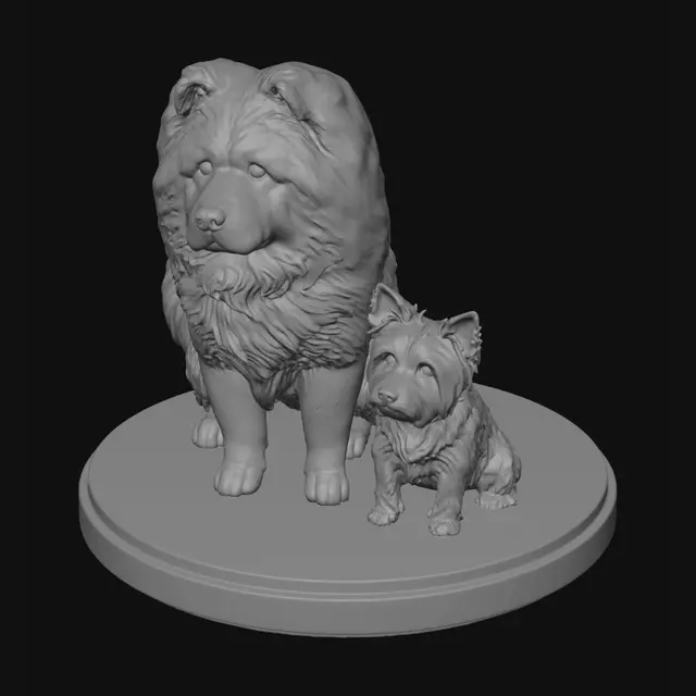 3D model for Loyal Companions